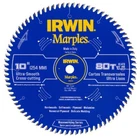 Irwin Tools 1807370 Marples Laser Cut 10-INCH 80-TOOTH Bevel Saw Blade New. Price: $50.34.