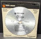 New Black & Decker 73-127 Professional Crosscut Saw Chrome Plated Blade. Price: $12.99.