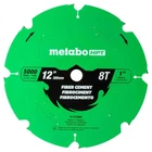 Metabo Hpt Fiber Cement 12 Inch 8-TOOTH Saw Blade New. Price: $98.98.