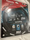 Makita B-66961 10" 60T Carbide-tipped Max Efficiency Miter Saw Blade, Open. Price: $29.99.