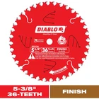 5-3/8IN. X 36-TEETH Finish Trim Saw Blade For Wood New. Price: $25.26.