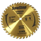 Sawstop 10 In. 40 Tooth (atb) Ripping Blade - Titanium Series Premium New. Price: $95.00.