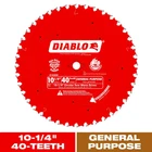 10-1/4IN. X 40-TEETH General Purpose Beam Saw Blade New. Price: $41.63.