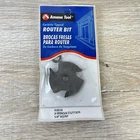Amana Tool Accessory Router Bit 53210 3-WINGS Cutter 1/4" Kerf Used. Price: $12.00.