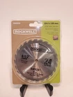 Rockwell RW9281 1/2-INCH 24T Carbide Tipped Compact Circular Saw Blade New. Price: $12.59.