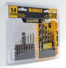 Dewalt Drill Bit Set, Black&yellow, General Purpose, 14 Piece With Storage Case New. Price: $23.27.