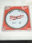Milwaukee 48-40-4265 , 12" Metal Steel Cutting Carbide Circular Saw Blade 60T New. Price: $75.00.