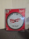 Milwaukee 12" Aluminum Metal Cutting Carbide Circular Saw Blade 80T 48-40-4365 New. Price: $40.00.
