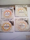 4 Ea. Black & Decker 5.5 Circular Saw Blades, 0.500 Arbor Hole Nos/used. Price: $20.00.