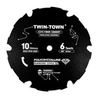 Twin-town PCDT1006 Inch Tooth Polycrystalline Diamond 10" 6T, Black New. Price: $53.03.