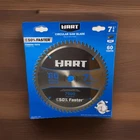 Hart 7-1/4 In 60 Tooth Circular Saw Blade HACSB04 New 5/8 Arbor. Price: $18.78.
