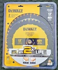 New Dewalt DWA1240CMB 12-IN 40T Combo Pack Saw Circular Blades. Price: $25.00.