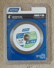 Norton 4" Wet/dry Continuous Rim Diamond Saw Blade Model 50500-08 New. Price: $9.50.