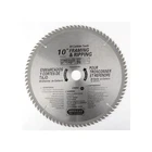 10" Fine Carbide Tipped Circular Table Miter Saw Blade 80 Tooth New. Price: $32.79.