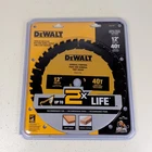 Dewalt DWA11240 2-PACK 12" 40-TOOTH General Purpose Carbide-tipped Saw Blade New. Price: $51.99.