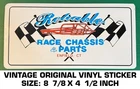 Reliable Race Chassis Parts - Vintage Original Decal Sticker Racing Car New. Price: $10.26.