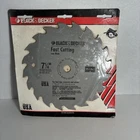 Black & Decker 7-1/4 Fast Cutting Wood Saw Blade, Usa, New.. Price: $6.00.