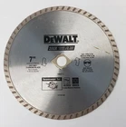 Dewalt DW4712B 7" Dry/wet Masonry Diamond Blade New. Price: $10.00.