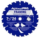 New! 2PK Avanti Pro 7-1/4" 24-TOOTH Thin Kerf Framing Circular Saw Blade P0724R2. Price: $7.99.