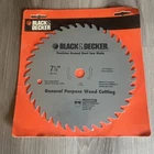Black & Decker 73-037 7-1/4" Piranha Carbide Steel 40 Tooth Blade 5/8" New. Price: $9.99.