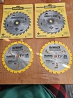 Dewalt 7-1/4" 24-TOOTH DW3178 Framing Carbide Teeth X2 Johansen Blades Open. Price: $30.00.
