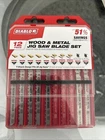 Diablo Wood & Metal Jig Saw Blade Set In Case, 12 Piece, New Factory Sealed. Price: $13.75.
