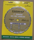 Promax Industrial 7 " Diamond Wet/dry Segmented Rim Circular Saw Blade New. Price: $16.99.