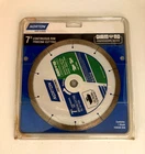 New Norton 7" Segmented Rim Fast Cutting Diamond Blade W/ Bushings # 50510-038. Price: $24.99.