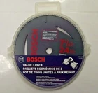 Bosch CB724AB3 7-1/4" X Tooth Carbide Circular Saw Blade 5/8" Arbor Pack New. Price: $13.00.