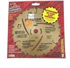 Vermont American Master Series 7 1/4" 18 Tooth Carbide Circular Saw Blade - Nos New. Price: $12.99.