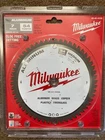 Milwaukee 48-40-4330 7" 54T Aluminum Cutting Circular Saw Blade, 20 Mm Arbor New. Price: $34.00.