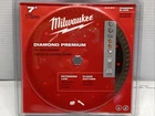 Milwaukee 7" Diamond Premium Turbo Blade Wet Saw 49-93-8018 New. Price: $29.95.