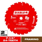 Tracking Point 7-1/4 In. X 24-TOOTH Framing Circular Saw Blade Value Pack (2-PAC New. Price: $25.92.