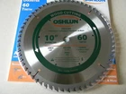 Oshlun 10" 60T Finishing Blade SBW-100060 New. Price: $51.50.