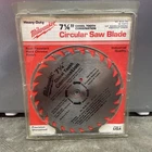 Milwaukee Hvy-duty 7 1/4" Circular Saw Blade Chisel Tooth Combination 26 Teeth Open. Price: $12.00.