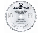 Amana Tool Carbide Tipped Non Melt Plastic 12IN 96T New. Price: $182.59.