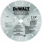 Dewalt Circular Saw Blade, 7 1/4 Inch, 16 Tooth, Metal Cutting (DW3330) New. Price: $11.45.