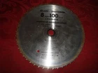 Sears Craftsman 8 In 100 Tooth Chrome-nickel Kromedge Crosscut Combo Saw Blade Used. Price: $10.00.