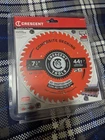 Crescent 7-1/4" 44-TOOTH Composite Decking Circular Saw Blade CSBTX-744 New. Price: $22.99.