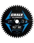 Craly 5-1/2 Inch 50 Teeth Aluminum And Non-ferrous Metal Cutting Circular Saw... New. Price: $24.18.