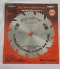 Black And Decker Saw Blade 7.25 Planer Hollow Ground 73-157 New. Price: $13.95.