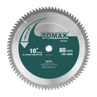 Tomax 10-INCH Tooth Atb Fine Finish Saw Blade With 10" 80T, Silver New. Price: $45.82.