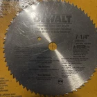 Dewalt Industrial Circular Saw Blade 7 1/4 Inch 68T Non-ferrous Steel Chn DW3329 New. Price: $20.00.