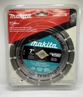 Makita 7" Segmented Rim Diamond Blade A-94714 Concrete Block Brick Discontinued New. Price: $25.88.