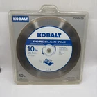 Kobalt 10-IN Wet Continuous Diamond-tipped Steel Circular Saw Blade Hand Tools New. Price: $49.69.