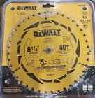 Dewalt 8-1/4IN 40T Circular Saw Blade DWA281440 Fine FINISH..1 Bad Tooth Open. Price: $15.00.