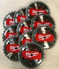 10 Pack Milwaukee 7 1/4 Circular Saw Blades 24 Tooth Framing New Fast Shipping. Price: $64.00.