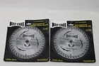 New! 2X Molybdenum Carbide Tipped Blade Item 38535 7-1/4" 40 Tooth. Price: $24.99.