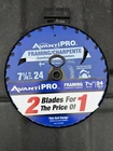 Avanti Pro Framing Circular Saw Blade Wood Cutting 7-1/4 In. X 24-TOOTH Pack New. Price: $19.95.