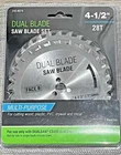 Dualsaw CS450 Circular Blade Set 4-1/2" 28T Multi-purpose Metal, Wood New. Price: $45.99.